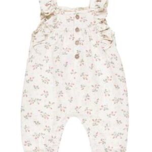 Quincy Mae Nova Romper in the Strawberries print